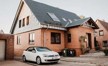 Solar panels being installed on a roof