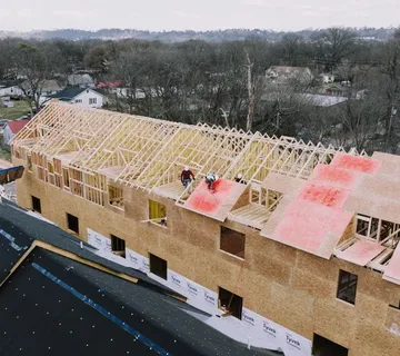 Commercial flat roof installation