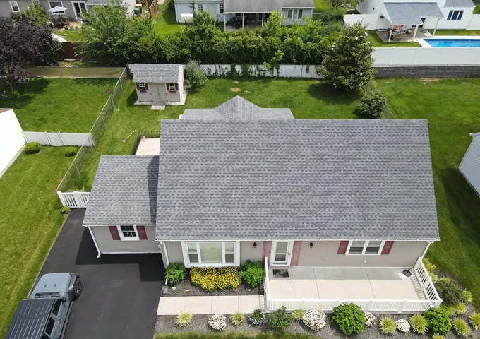 Completed roofing project in Plano, TX